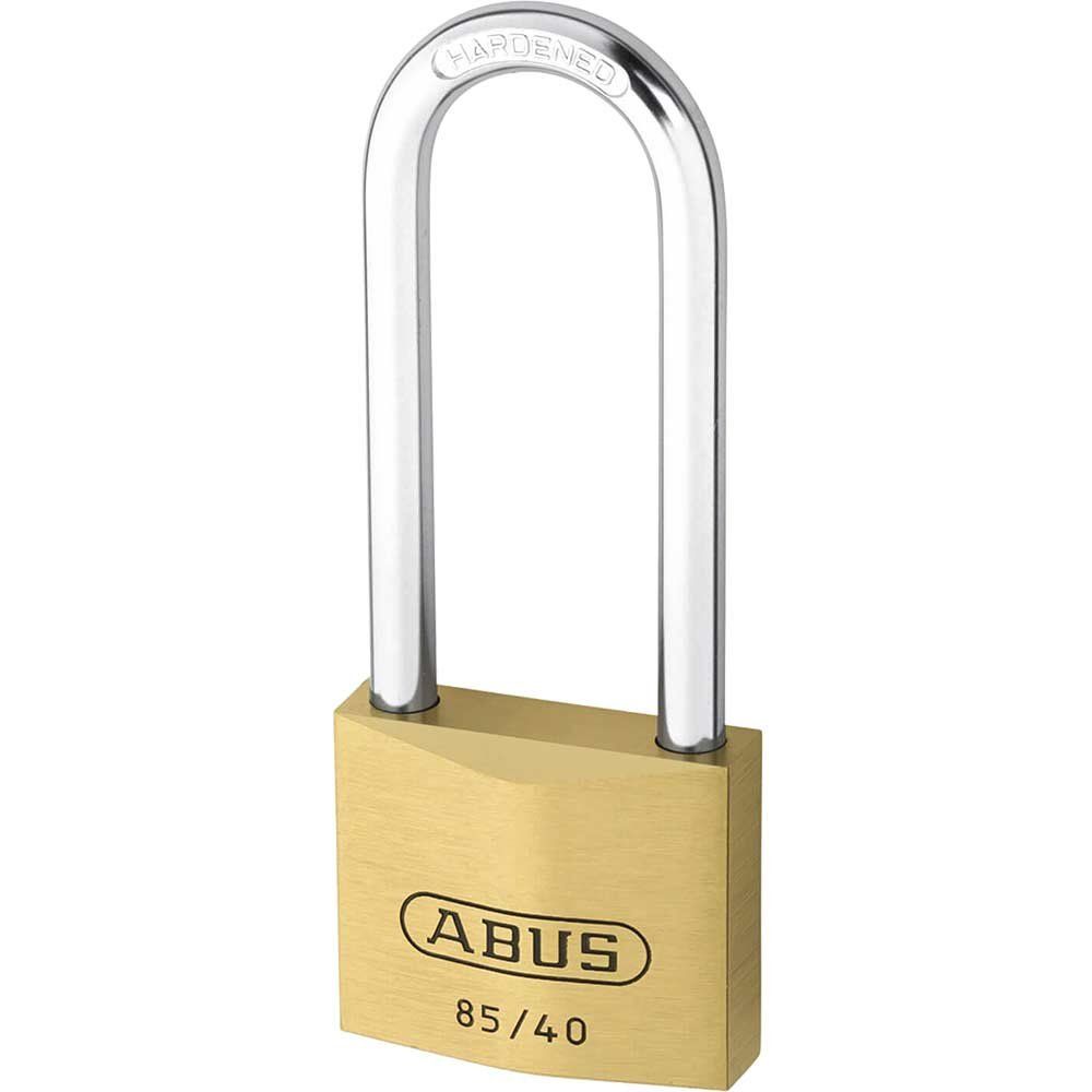 Abus 85 Series Classic Brass Padlock 40mm Extra Long - Image 1