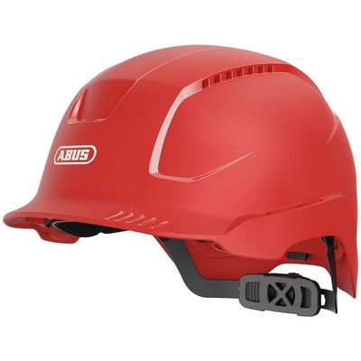 Abus SCATOR Vented Safety Helmet Red