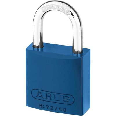Abus 72 Series Aluminium Padlock Blue Keyed Alike 40mm Standard TT60121