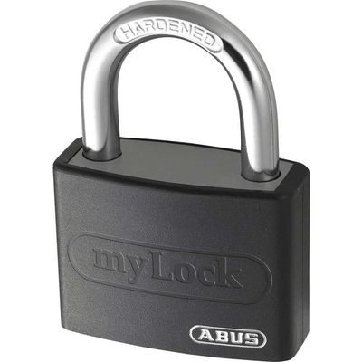 Abus T65AL Series Aluminium Padlock Black Keyed Alike 40mm Standard 6401