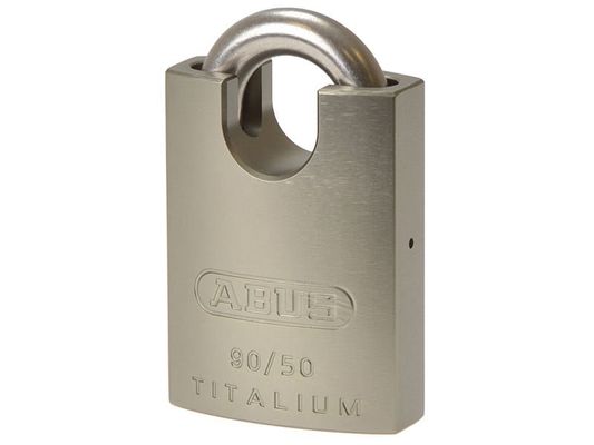 Abus Mechanical 55902 90Rk/50 Titalium™ Padlock Closed Shackle Carded - Thumbnail 2