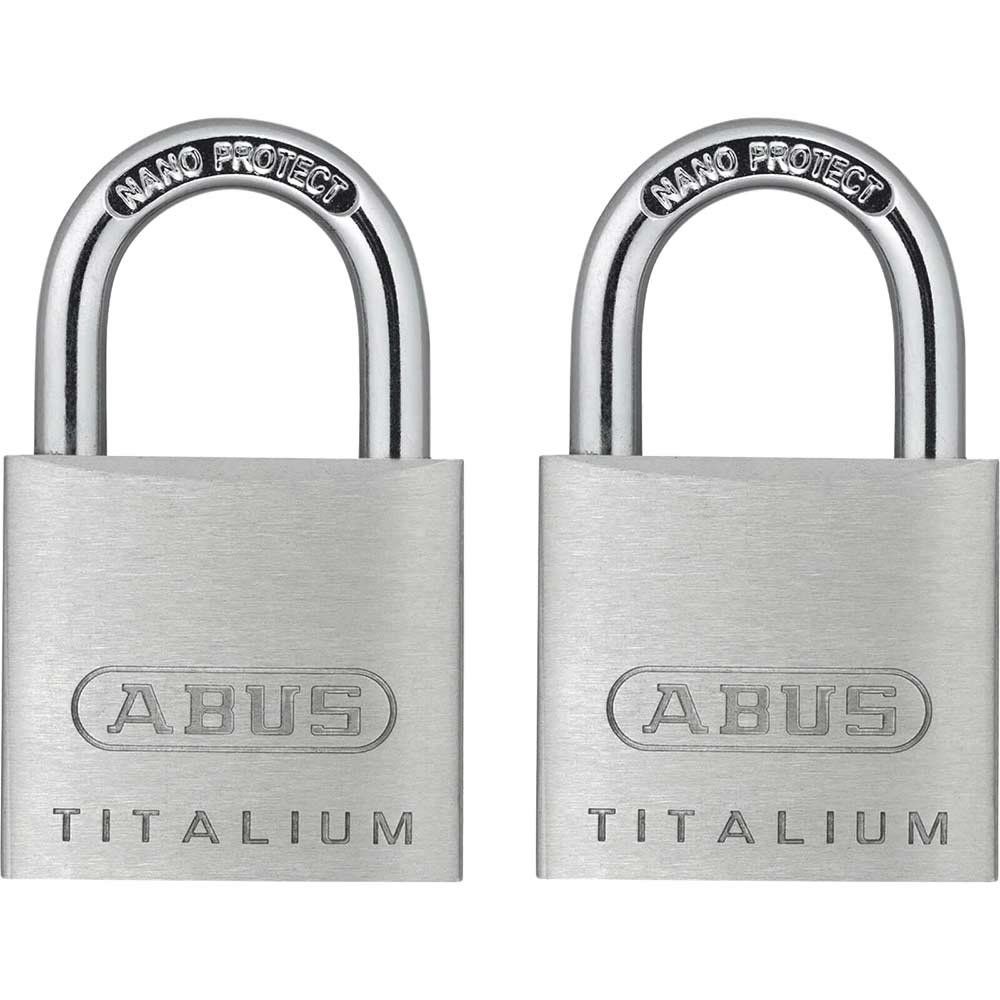 Abus 64TI Series Titalium Padlock Pack of 2 Keyed Alike 30mm Standard - Image 1
