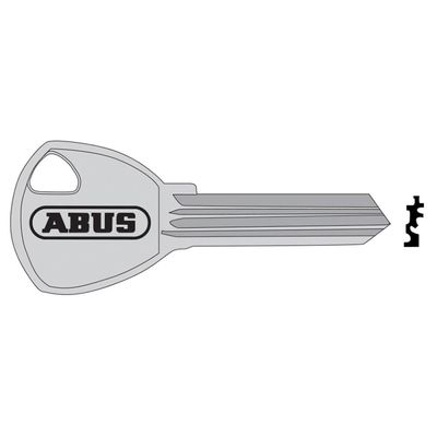 Abus Mechanical 57862 80Ti/40+45+50+60 Key Blank 57862