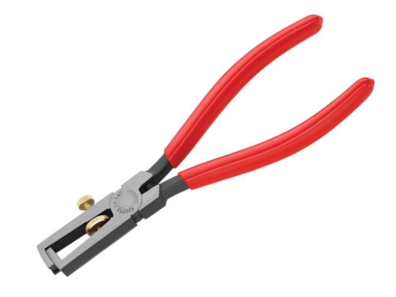 Knipex 11 01 160 SB End Wire Insulation Stripping Pliers Pvc Grip 160Mm - Image 1
