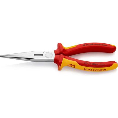 Knipex 26 16 200 SB Vde Long Snipe Nose Side Cutting Pliers 200Mm