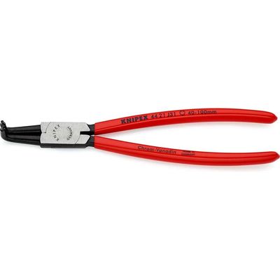 Knipex 44 21 J31 SB Circlip Pliers Internal 90° Bent Tip 40 - 100Mm J31