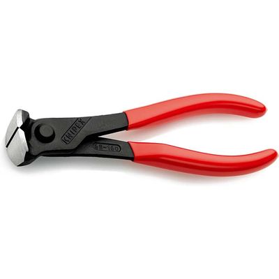 Knipex 68 01 Steel Rebar Fixers Concrete End Cutting Pliers 160mm