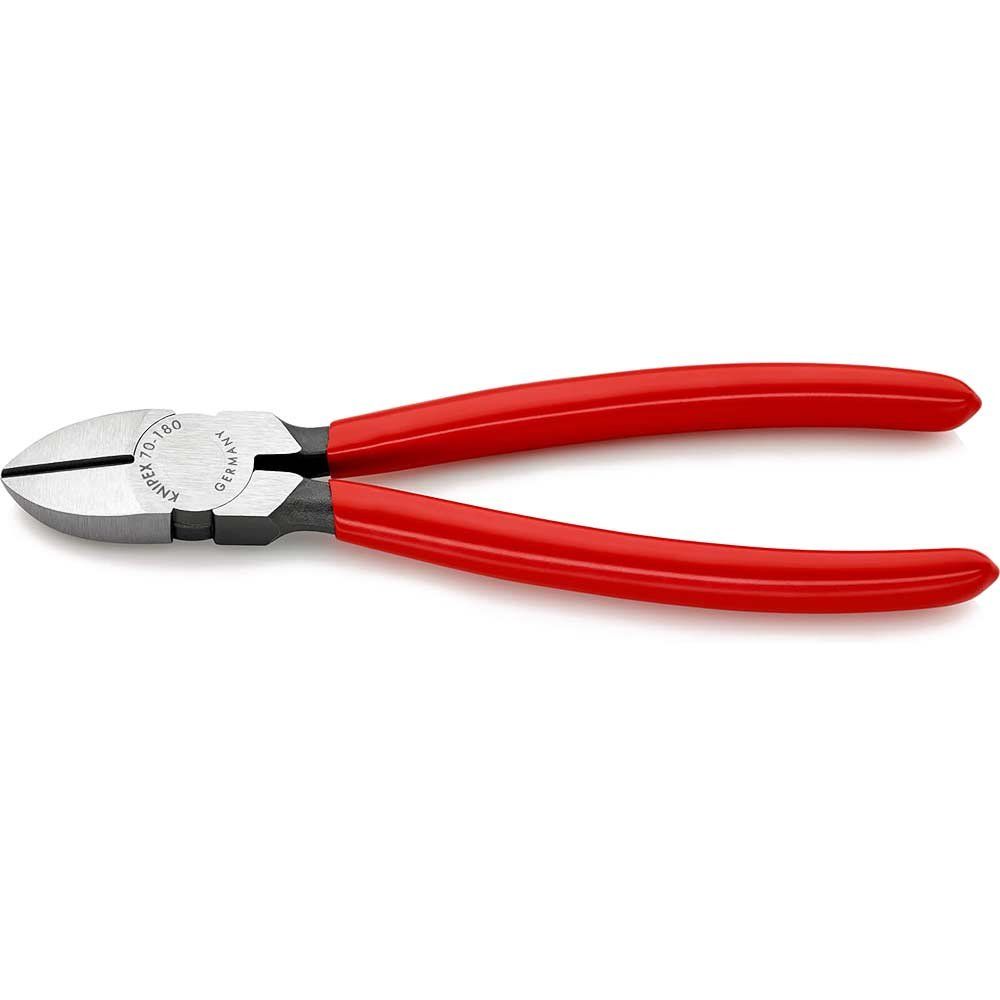 Knipex 70 01 180 SB Diagonal Cutters Pvc Grip 180Mm (7In) - Image 1
