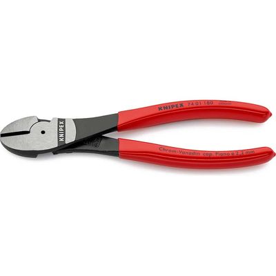 Knipex 74 01 180 SB High Leverage Diagonal Cutters Pvc Grip 180Mm