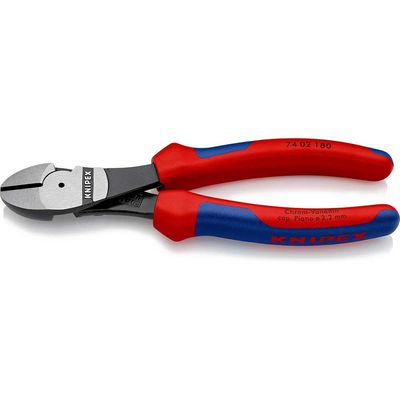 Knipex 74 02 180 SB High Leverage Diagonal Cutters Multi-Component Grip 180Mm
