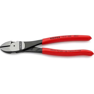 Knipex 74 01 200 SB High Leverage Diagonal Cutters Pvc Grip 200Mm