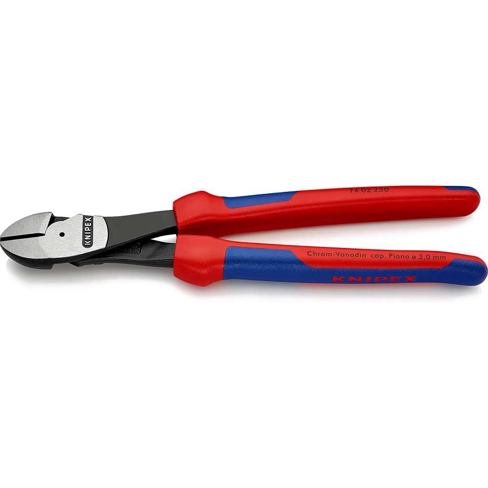 Knipex 74 02 250 SB High Leverage Diagonal Cutters Multi-Component Grip 250Mm - Image 1
