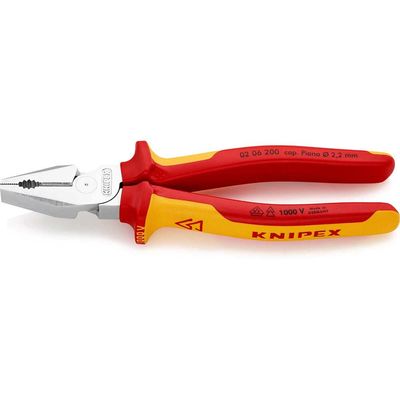 Knipex 02 06 200 SB Vde High Leverage Combination Pliers 200Mm