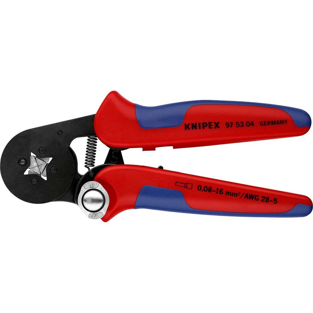 Knipex 97 53 Lateral Access Self Adjusting Crimping Pliers - Image 1
