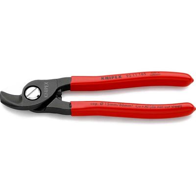 Knipex 95 11 165 SB Cable Shears Pvc Grip 165Mm