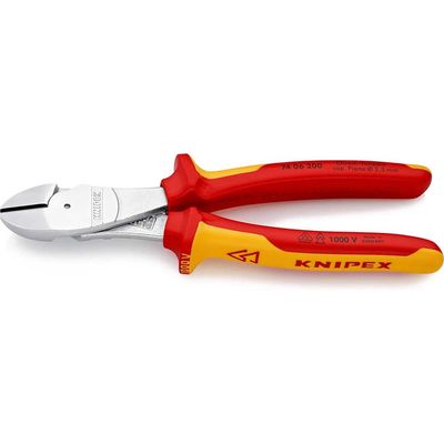Knipex 74 06 VDE Insulated High Leverage Diagonal Cutting Pliers 200mm