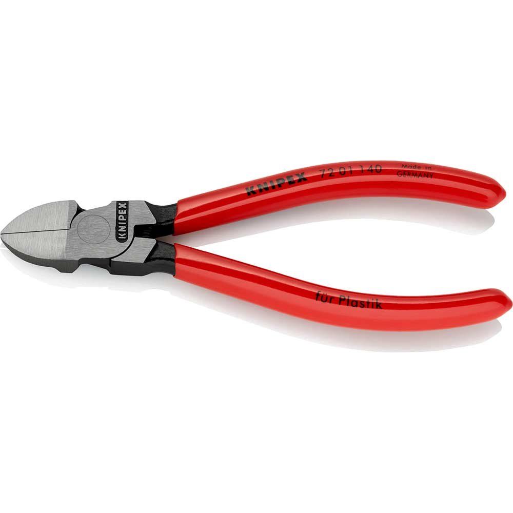 Knipex 72 01 Diagonal Cutting Pliers for Plastics 140mm - Image 1