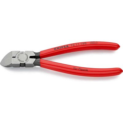 Knipex 72 11 Diagonal Flush Cutter for Plastics 160mm