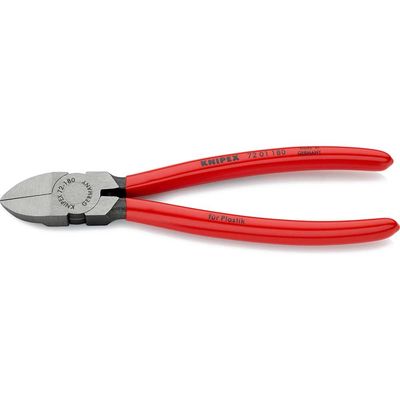Knipex 72 01 Diagonal Cutting Pliers for Plastics 180mm