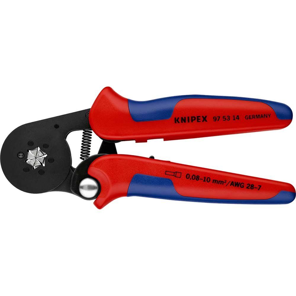 Knipex 97 53 Lateral Access Self Adjusting Crimping Pliers - Image 1