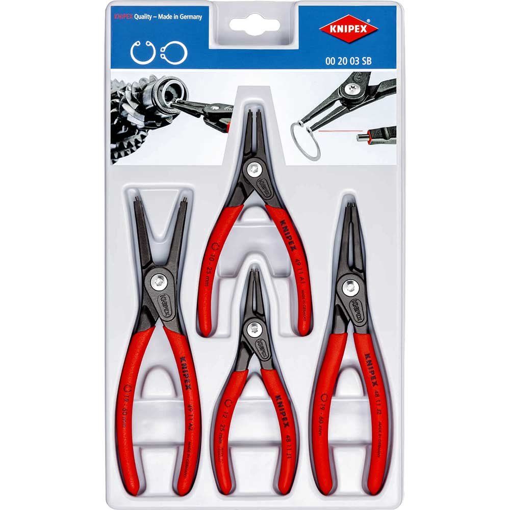 Knipex 4 Piece Precision Circlip Pliers Set - Image 1