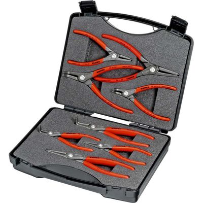 Knipex 8 Piece SRZ Precision Circlip Pliers Set in Case