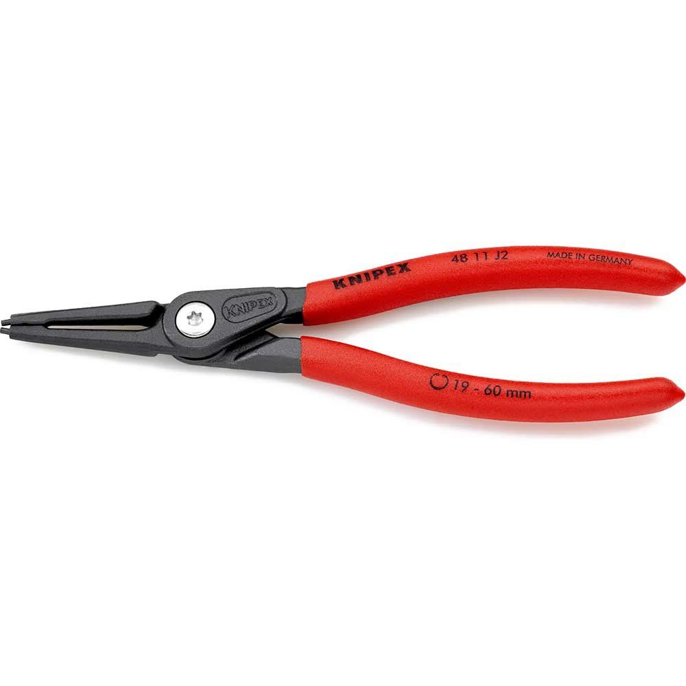 Knipex 48 11 J2 SB Precision Circlip Pliers Internal Straight 19-60Mm J2 - Image 1
