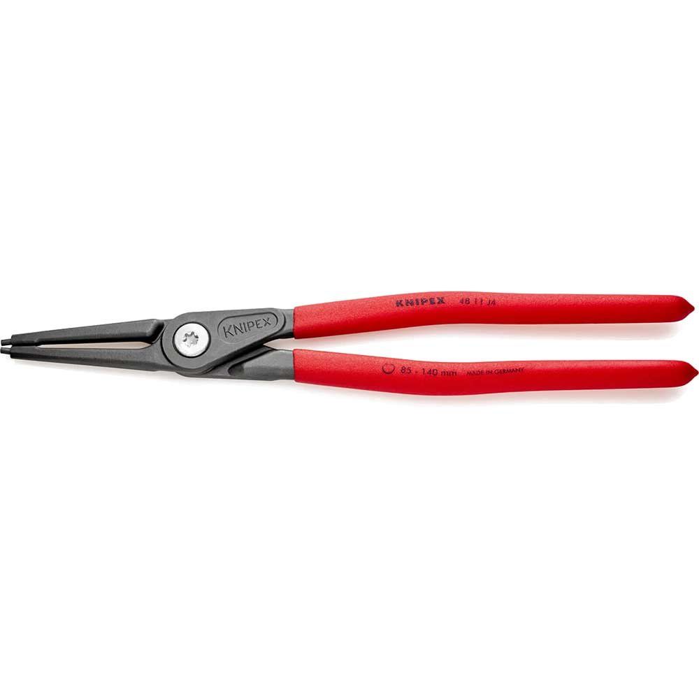 Knipex 48 11 Internal Straight Precision Circlip Pliers 85mm - 140mm - Image 1