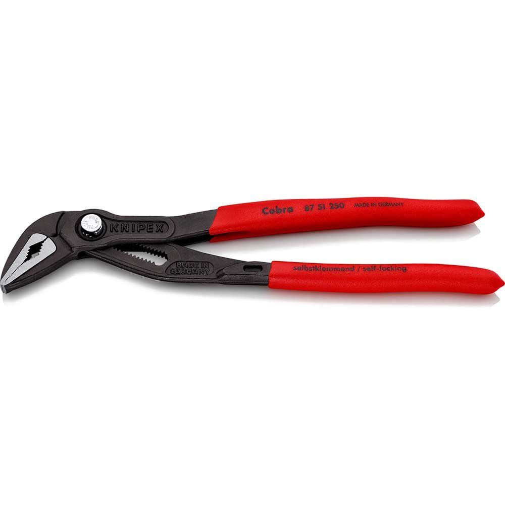 Knipex 87 51 250 SB Cobra® Es Extra Slim Water Pump Pliers Pvc Grip 250Mm - Image 1