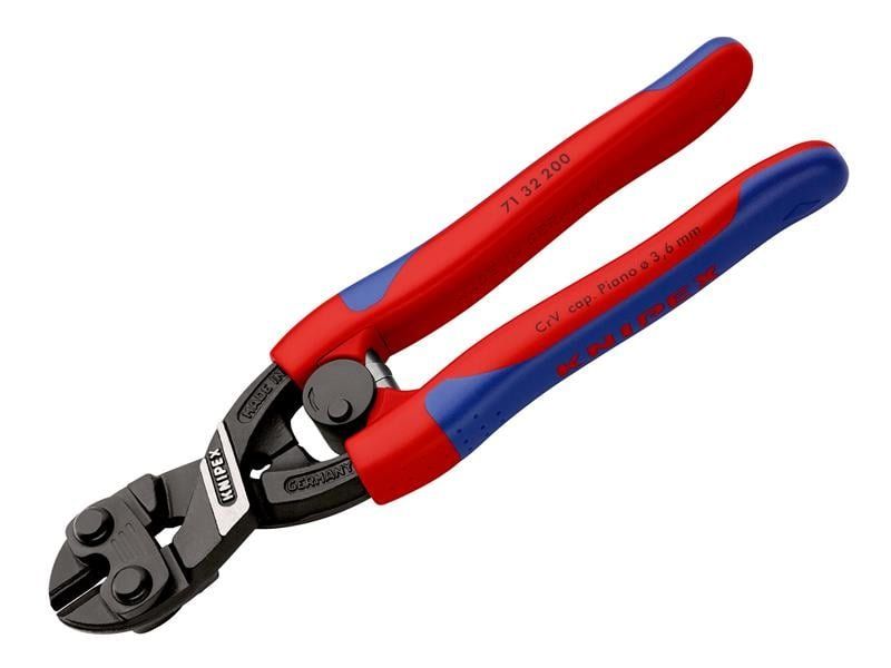 Knipex 71 32 200 71 32 200 Cobolt ® Compact Bolt Cutters Multi-Component Grip 200Mm - Image 1