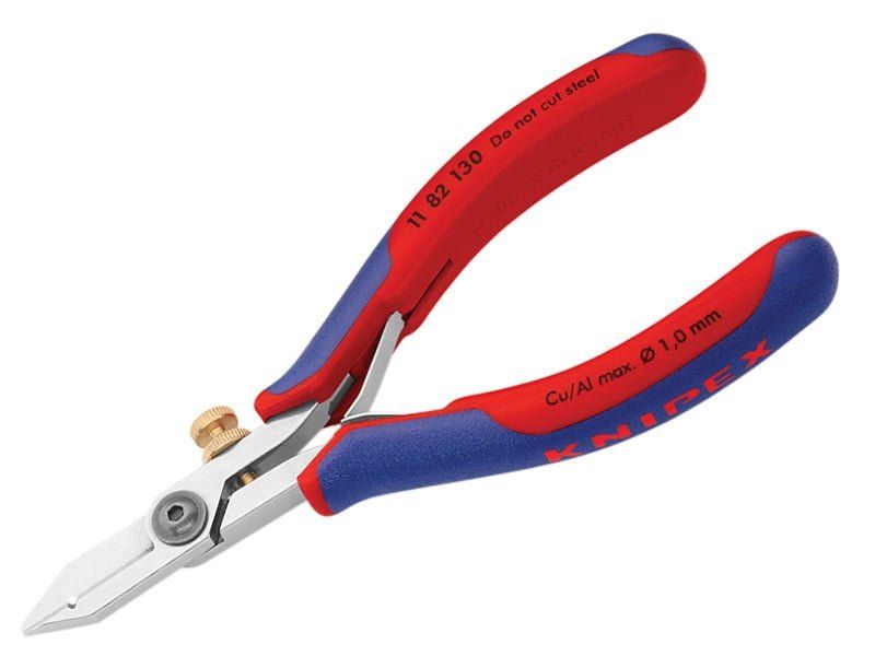 Knipex 11-82-130 Electronic Wire Stripping Shears 130Mm - Image 1