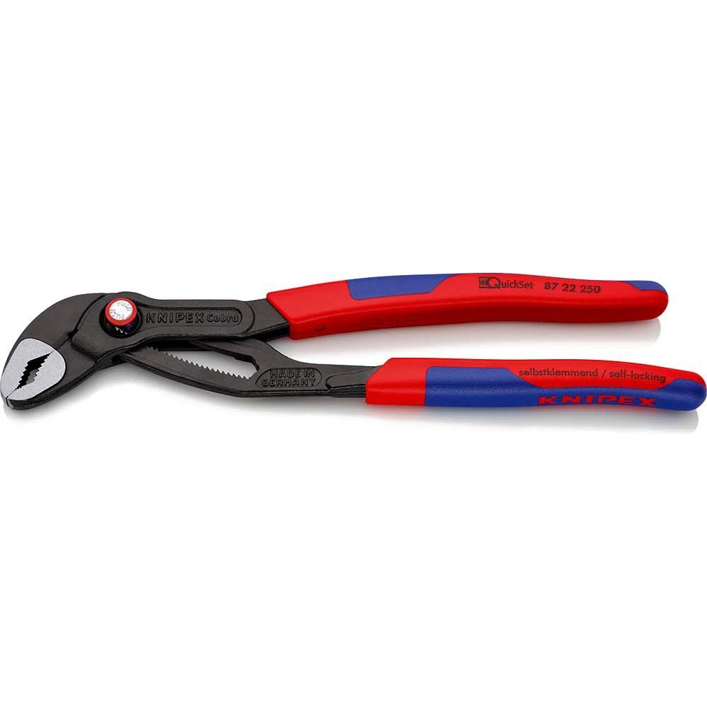 Knipex 87 22 Cobra QuickSet High Tech Water Pump Pliers 250mm - Image 1