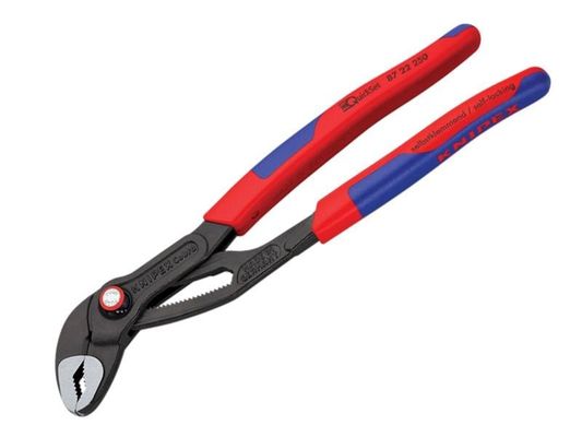Knipex 87 22 250 SB Cobra® Quickset Water Pump Pliers Multi-Component 250Mm