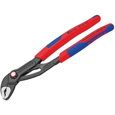 Knipex 87 22 250 SB Cobra® Quickset Water Pump Pliers Multi-Component 250Mm - Thumbnail 2