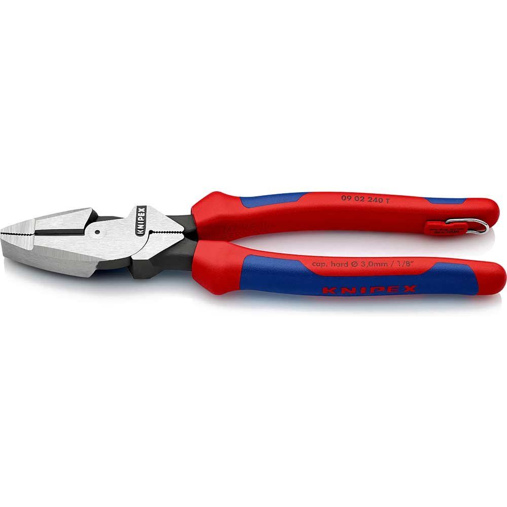 Knipex 09 02 Tethered Lineman Pliers 240mm - Image 1