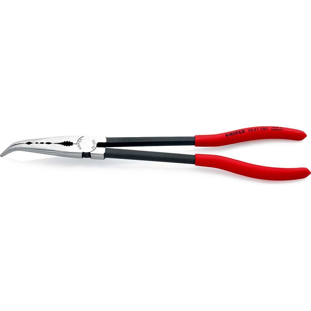 Knipex 28 81 280 SB Long Reach Bent Needle Nose Pliers 280Mm - Image 1