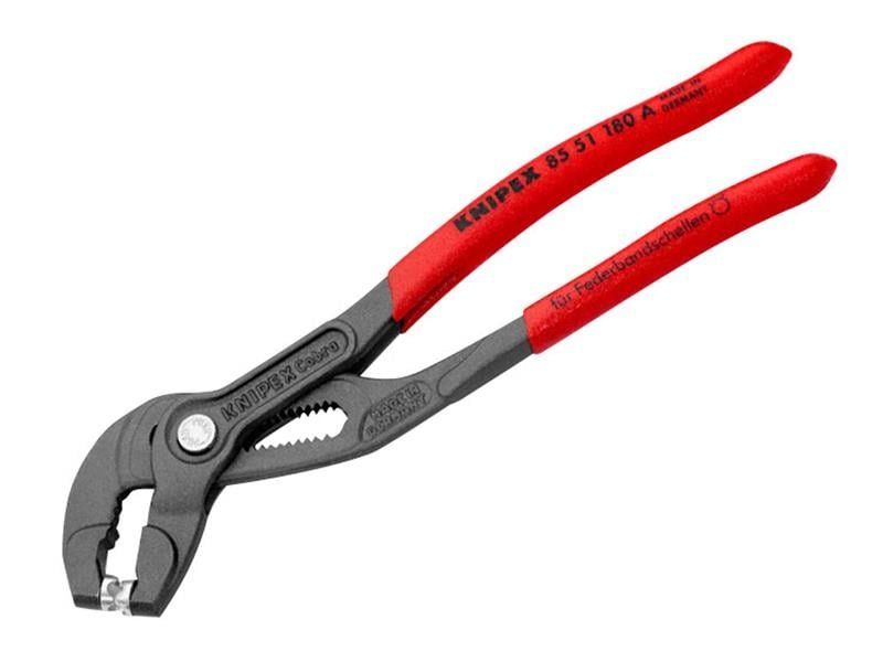 Knipex Spring Hose Clamp Pliers With Quick-Set Adjustment 180Mm 85 51 180 A SB - Image 1