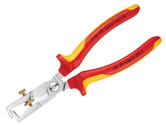 Knipex StriX® Insulation Stripper with Cable Shears 180 mm