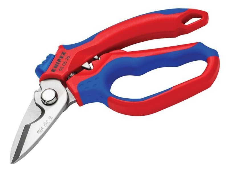 Knipex 95 05 20 SB Angled Electriciansft Shears 160Mm - Image 1