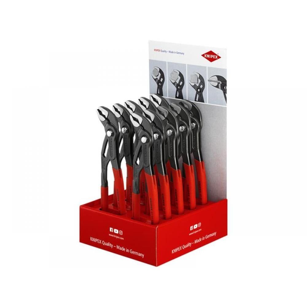 Knipex 00 18 01 V11 Cobra® Water Pump Pliers (Counter Display Of 10 X Kpx8701250) - Image 1