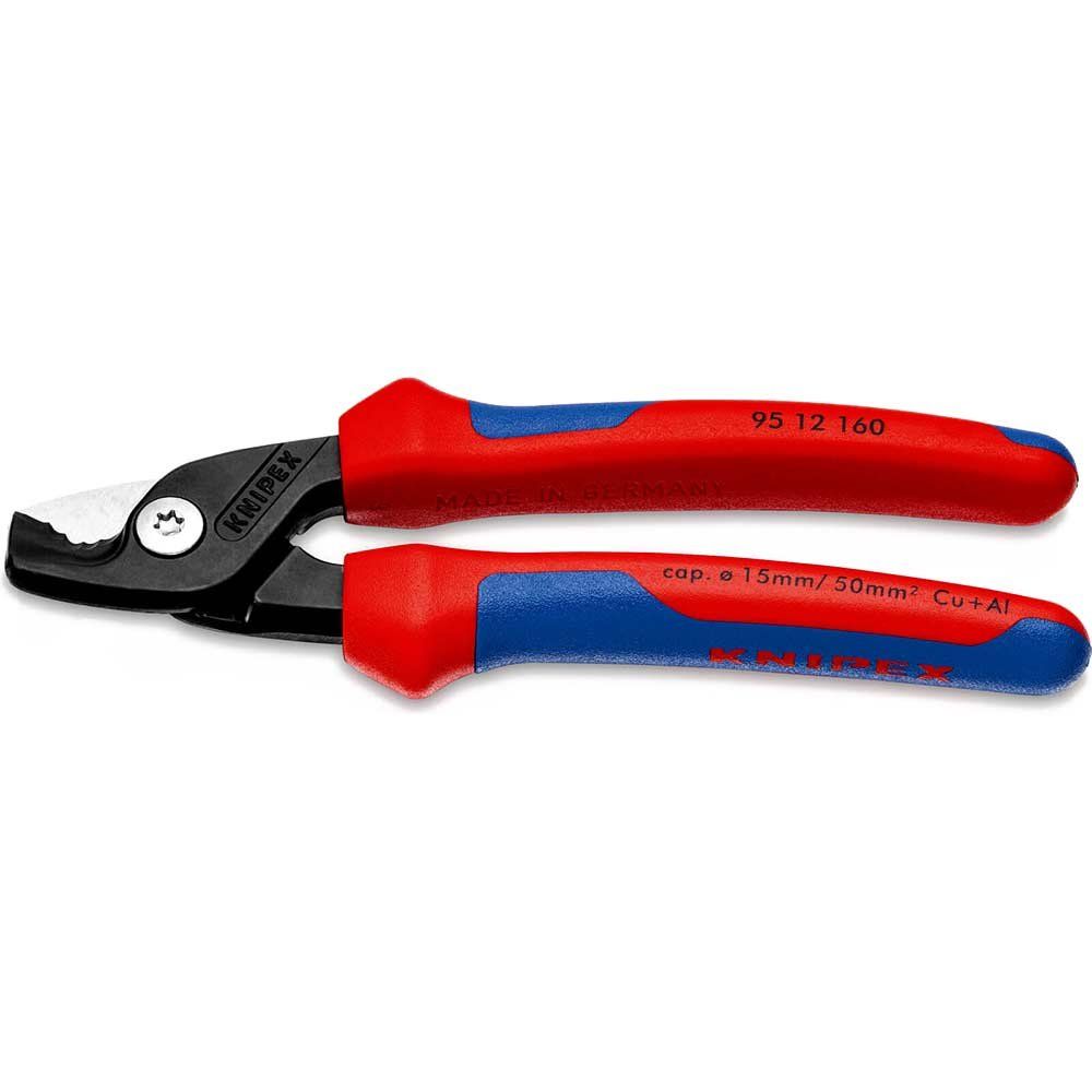 Knipex 95 12 Step Cut Cable Shears 160mm - Image 1