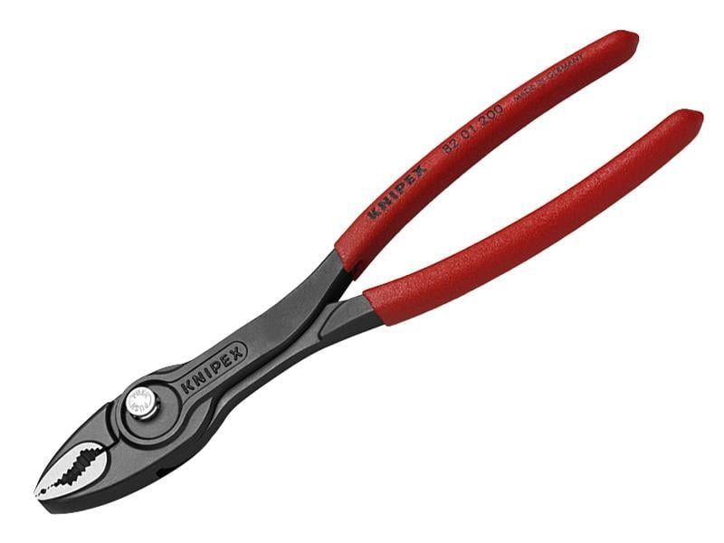 Knipex 82 01 200 SB Twingrip Slip Joint Pliers Pvc Grip 200Mm - Image 1
