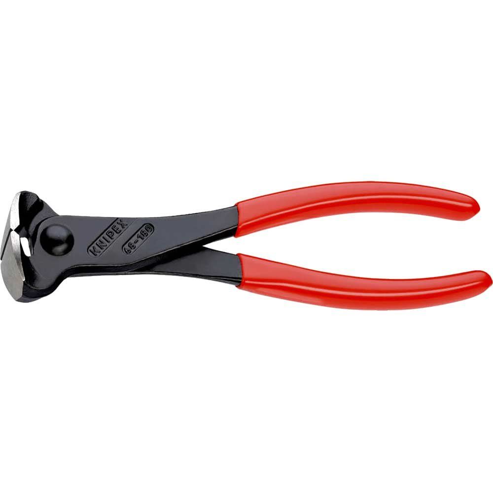 Knipex 68 01 Steel Rebar Fixers Concrete End Cutting Pliers 180mm - Image 1