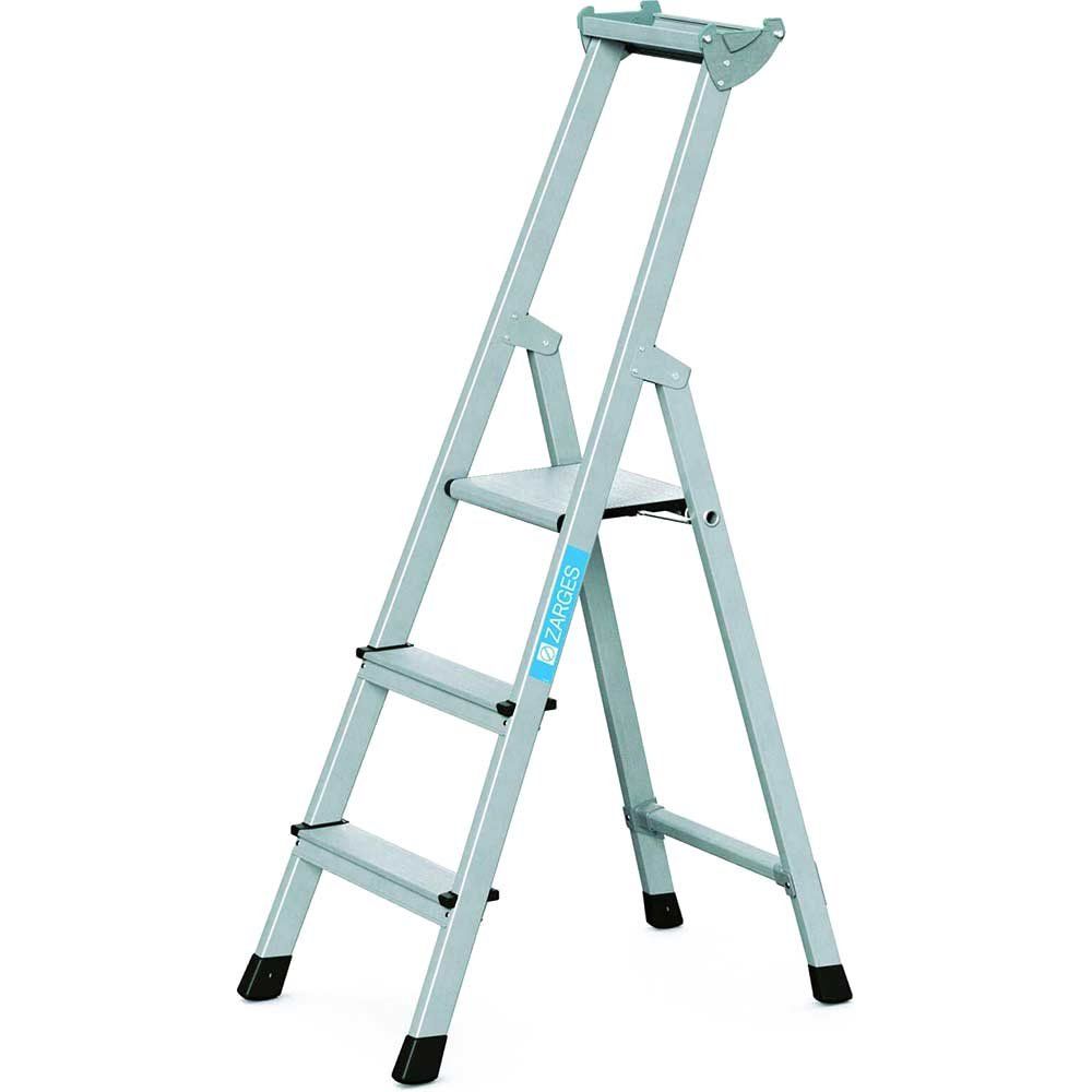 Zarges 41223 Anodised Trade Platform Steps 3 Rungs - Image 1