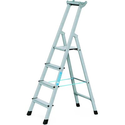 Zarges 41224 Anodised Trade Platform Steps Platform Height 0.88M 4 Rungs