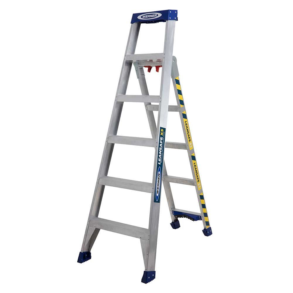 WERNER 75070 LEANSAFE X3 Aluminium Multi-purpose Ladder - Image 1
