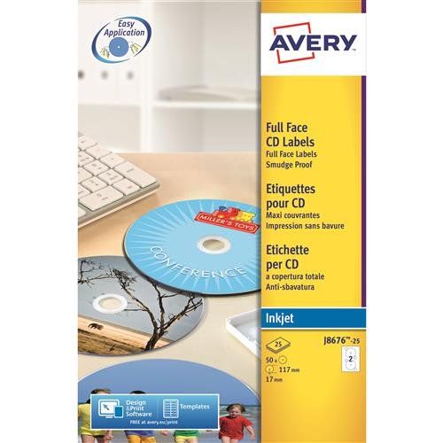 Avery J8676-25 printer label White - Image 1
