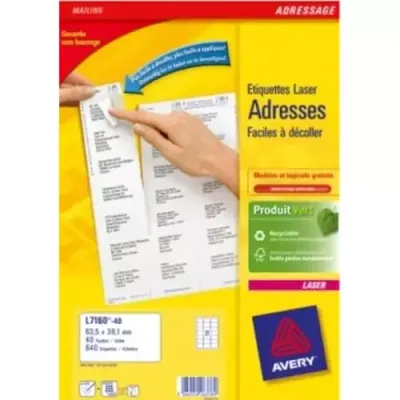 Avery L7160-40 addressing label White - Thumbnail 2