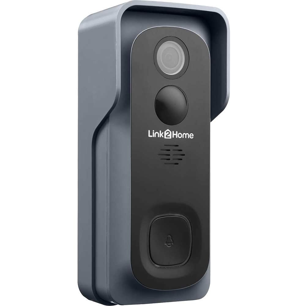 Link2Home L2H-BELLBATTERY Weatherproof (Ip54) Battery Smart Doorbell - Image 1