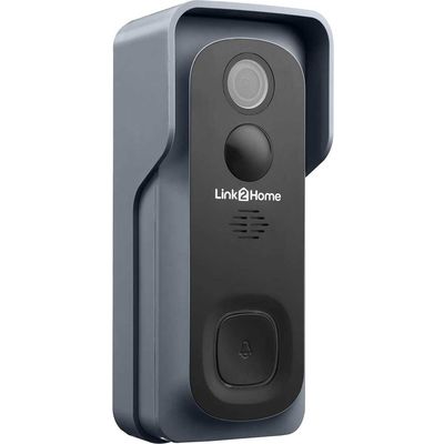 Link2Home L2H-BELLBATTERY Weatherproof (Ip54) Battery Smart Doorbell